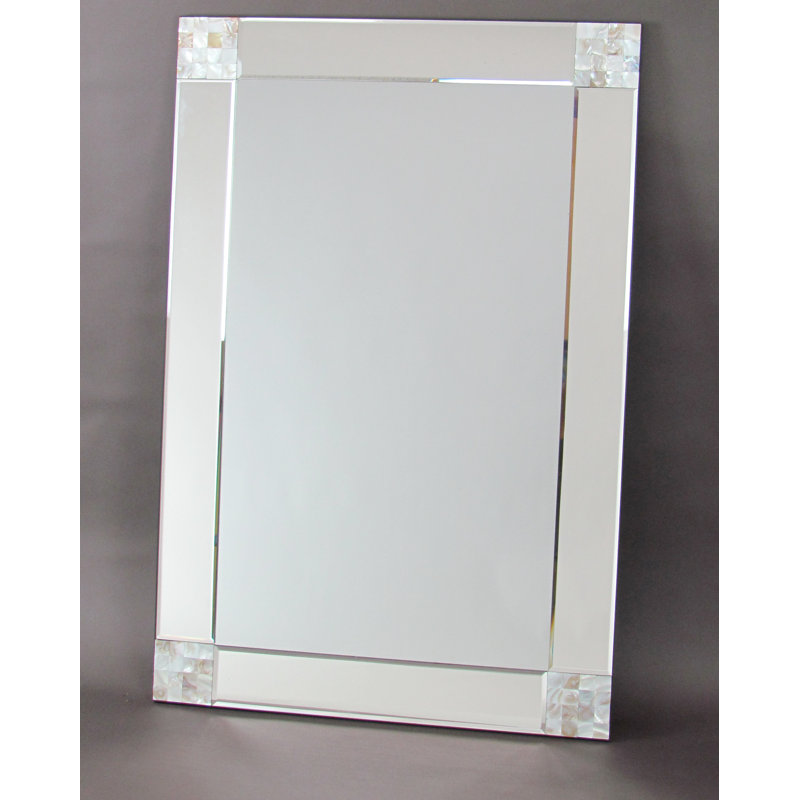 Brayden Studio® Rectangle Glass Wall Mirror & Reviews Wayfair